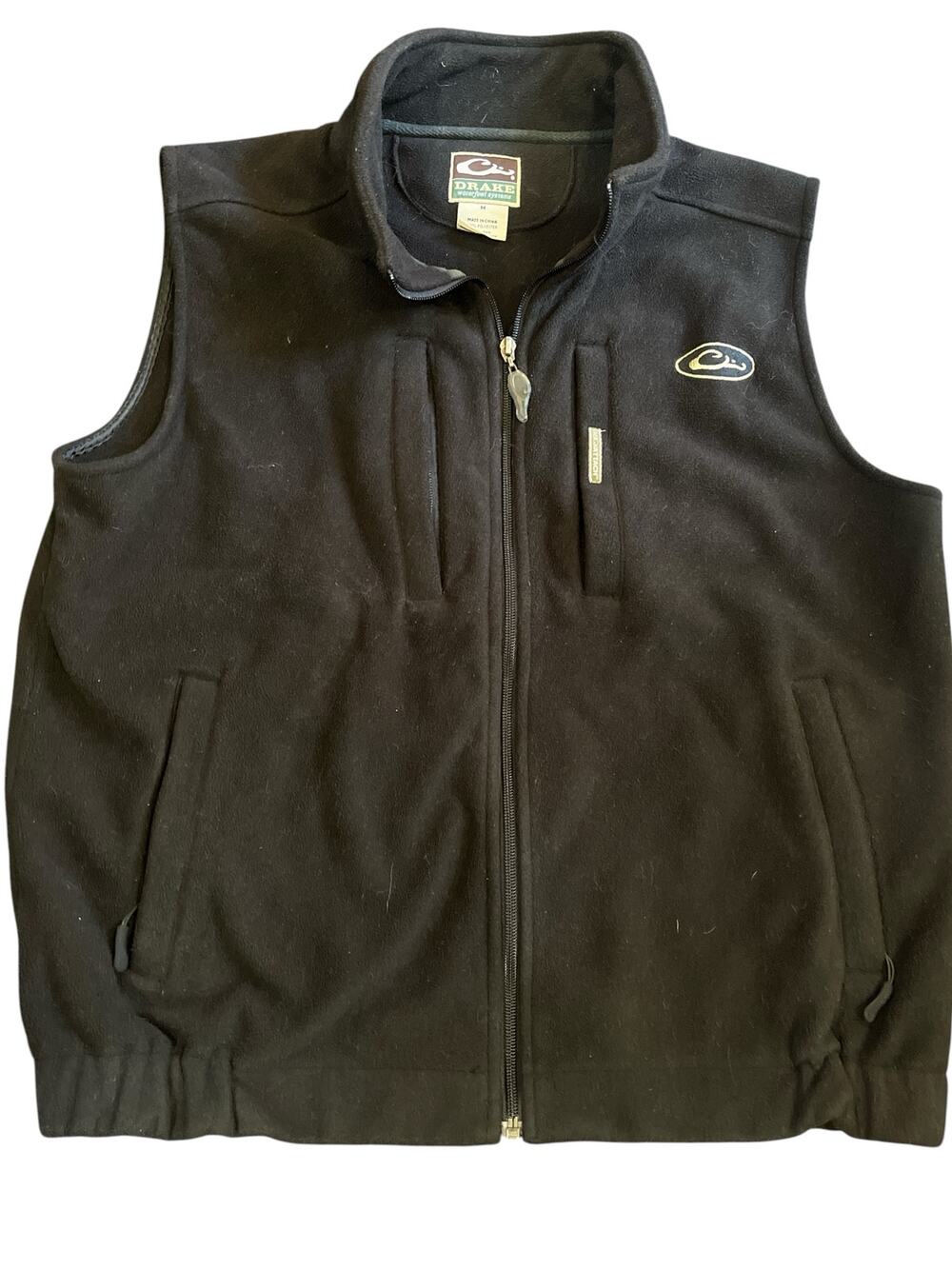 Drake Waterfowl Systems Vest/z z magnetic-Zip pockets-Men-Sz M-Black
